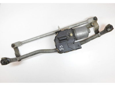 Motorek předních stěračů a mechanismus táhla stěračů Audi A3 8P 8P1955119B 8P1955023J