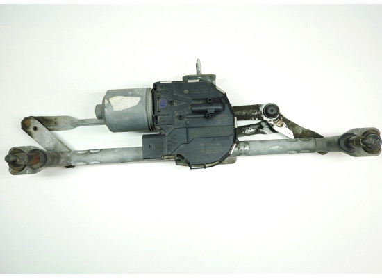 Motorek předních stěračů a mechanismus táhla stěračů Volkswagen Sharan 7N 7N1955119A 7N1955023A