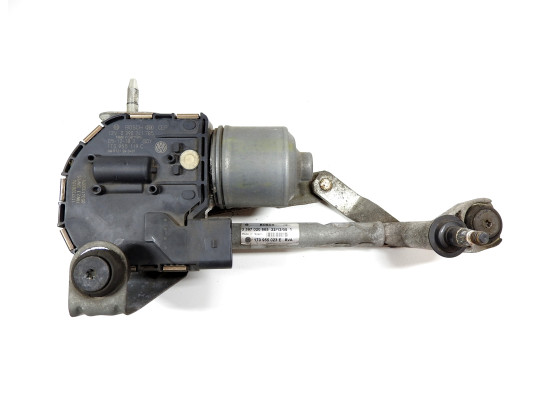 Motorek předních stěračů a mechanismus táhla stěračů Volkswagen Touran 1T 1T0955119C 1T0955023E