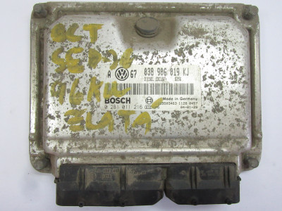 Řídící jednotka motoru 038906019KJ VW Volkswagen Golf IV 1J, Bora, Škoda Octavia I 1U, Seat Leon 1M, Toledo