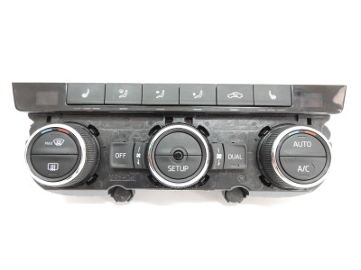Ovládání ventilace, panel automatické klimatizace, climatronic, vyhřívání sedadel Škoda Octavia III 3 5E 5E0907044F