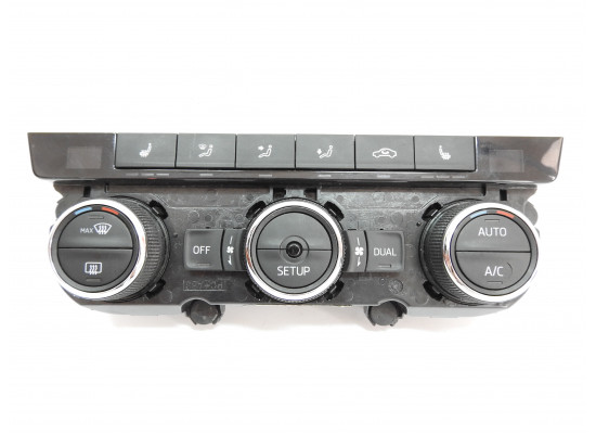 Ovládání ventilace, panel automatické klimatizace, climatronic, vyhřívání sedadel Škoda Octavia III 3 5E 5E0907044F