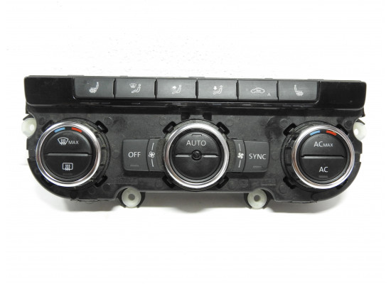 Ovládání ventilace, panel automatické klimatizace, climatronic, vyhřívání sedadel, Volkswagen Passat B7, CC 3AA 3C8 3AA907044C