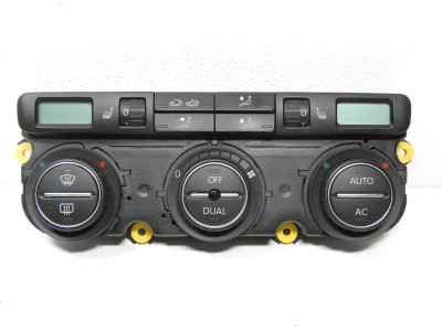 Ovládání ventilace, panel automatické klimatizace, climatronic, vyhřívání sedadel, Volkswagen Passat B6 3C0907044EB