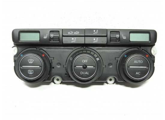 Ovládání ventilace, panel automatické klimatizace, climatronic, vyhřívání sedadel, Volkswagen Passat B6 3C0907044DA