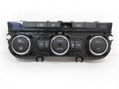 Ovládání ventilace, panel automatické klimatizace, climatronic Seat Leon 5F 5F0907044D