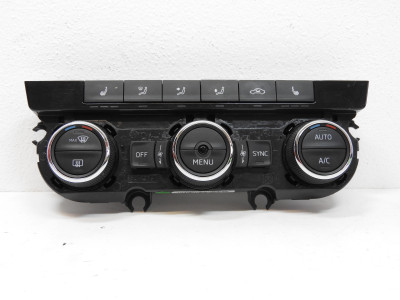 Ovládání ventilace, panel automatické klimatizace, climatronic, vyhřívání sedadel Škoda Octavia III 3 5E 5E0907044R