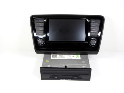 Autorádio Amundsen + jednotka ovládání informační elektroniky s rádiem, bluetooth a sd jednotkou Škoda Octavia III 3 5E 5E0919605J + 5Q0035864A