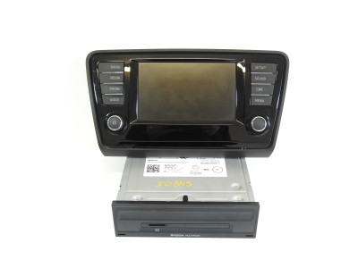 Autorádio Bolero + ovládací jednotka pro informační elektroniku s rádiem, bluetooth a sd jednotkou Škoda Octavia III 3 5E 5E0919605H 5Q0035840A