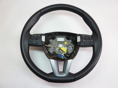 Volant tříramenný, multifunkční, kůže Seat Leon 1P 5P0419091AR + 1P0959537H + 1P0959538C