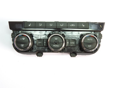 Ovládání ventilace, panel automatické klimatizace, climatronic, vyhřívání sedadel, vyhřívání čelního skla Škoda Octavia III 3 5E 5E0907044T