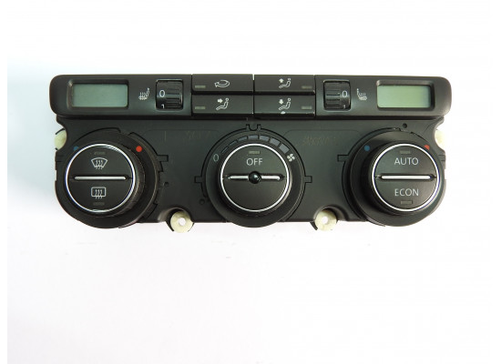 Ovládání ventilace, panel automatické klimatizace, climatronic Volkswagen Golf 5, Golf Plus, Touran, 1K0907044BA 1K, 5M, 1T