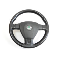 Volant tříramenný kůže, airbag Škoda Octavia II 1Z 1Z0419091E/B 1Z0880201AC