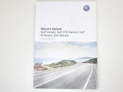Návod k obsluze, kožený obal Volkswagen Golf VII 7 5G 