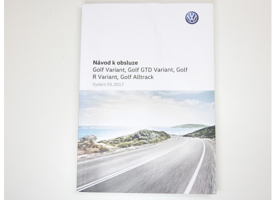 Návod k obsluze, kožený obal Volkswagen Golf VII 7 5G 