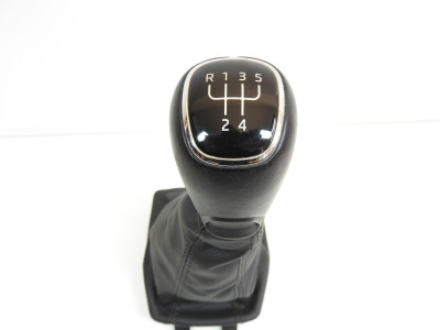 Hlavice řadící páky s manžetou, kůže, 5 rychlostí Škoda Fabia III 3 6V 6V0711113CC 6V0711120