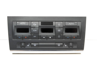 Ovládání ventilace, panel automatické klimatizace, climatronic  s výhřevem sedadel Audi A4 8E 8E0820043BK