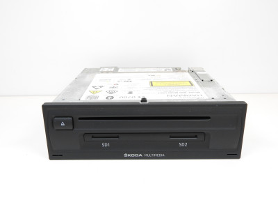Ovládací jednotka MIB pro informační elektroniku s rádiem, bluetooth a SD/CD jednotkou Škoda Octavia III 3 5E 5E0035020B