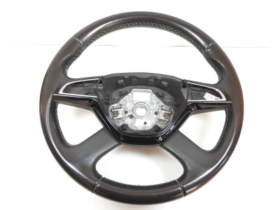 Volant čtyřramenný, kůže, tmavě hnědý Škoda Superb III 3 3V L&K