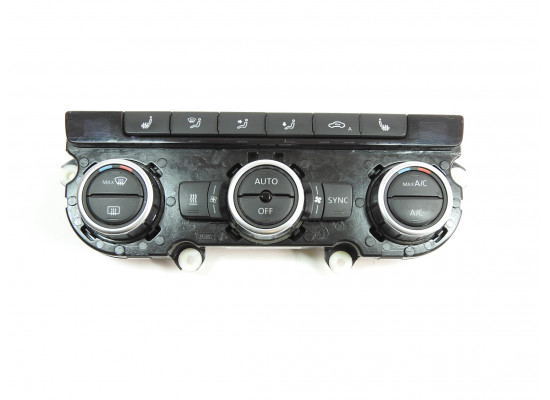 Ovládání ventilace, panel automatické klimatizace, climatronic s výhřevem sedadel Volkswagen Passat B7 3AA, CC 3C8, Scirocco 1K, Touran 1T 3AA907044BS