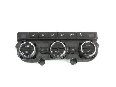 Ovládání ventilace, panel automatické klimatizace, climatronic, vyhřívání sedadel Škoda Octavia III 3 5E 5E0907044AQ