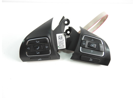 Tlačítka, spínač dálkového ovládání na volantu Volkswagen Golf VI 6 5K, Passat B7 3AA, CC 3C8 3C8959537D 3C8959538G