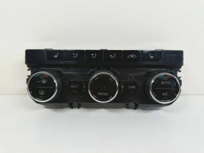 Ovládání ventilace, panel automatické klimatizace, climatronic, výhřev sedadel, Škoda 565907044CF