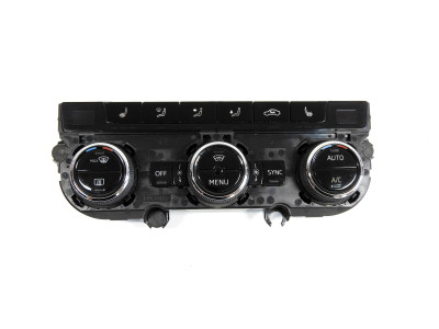 Ovládání ventilace, panel automatické klimatizace, climatronic, vyhřívání sedadel Škoda Octavia III 3 5E 5E0907044AS