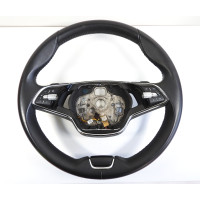 Volant multifunkční dvouramenný, pádla, kůže, Škoda 5E3419093AP