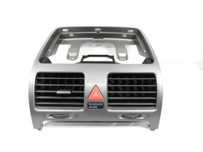 Průduchy ventilace středové stříbrné Volkswagen Golf V 5 1K 1K0819743B 1K0819728J 1K0815735G