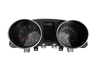 Panel sdružených přístrojů – budíky Volkswagen Golf VI 6 5K 5K0920873