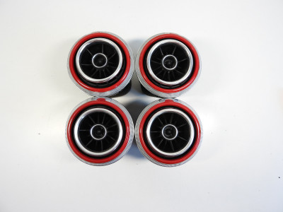 Průduchy ventilace červené 4ks Audi A3 8V 8V0820901A