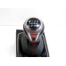 Hlavice řadící páky s manžetou s rámečkem červené prošití Seat Leon 5F 5F1711113