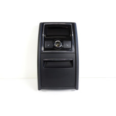 Panel do loketní opěrky, displej, ovládání vyhřívání sedadel, zásuvka, přihrádka Škoda Superb II 2 3T 3T0919201 