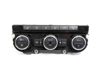 Ovládání ventilace, panel automatické klimatizace, climatronic s výhřevem sedadel Volkswagen 3AA907044F