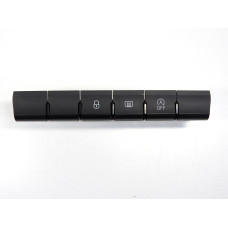 Spínače tlačítka vyhřívání skla, zamknutí, start-stop Škoda Rapid 5JA927132AP