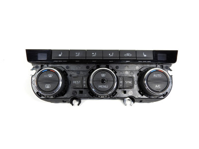 Ovládání ventilace, panel automatické klimatizace, climatronic, vyhřívání sedadel, čelního skla Škoda Superb III 3 3V 3V0907044AJ