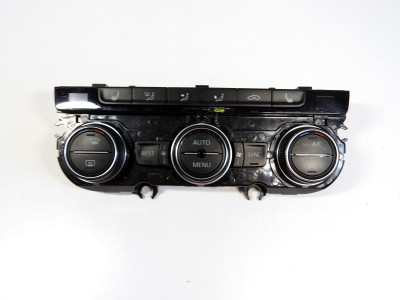 Ovládání ventilace, panel automatické klimatizace, climatronic Volkswagen 5G0907044BG stav - prasklé 