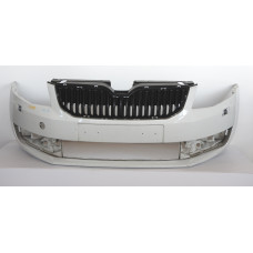 Nárazník přední s maskou Škoda Octavia III 3 5E 5E0807221 bílý