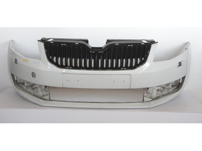 Nárazník přední s maskou Škoda Octavia III 3 5E 5E0807221 bílý